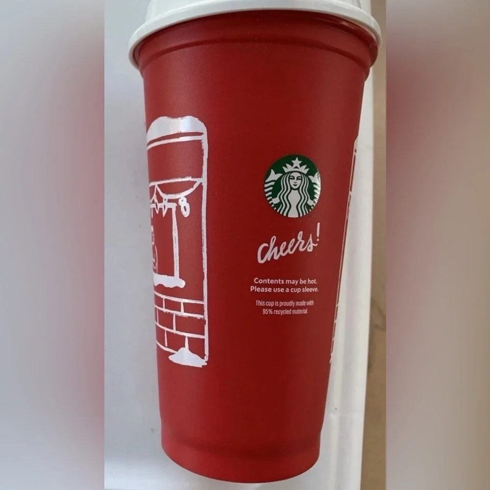 NEW Starbucks Christmas 2025 Red Cup Day 16oz Xmas Holiday New Reusable Coffee